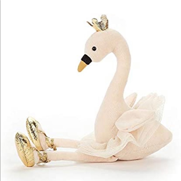 DO NOT BUY! Jellycat Fancy Swan Stuffed Animal - Picture 3 of 12